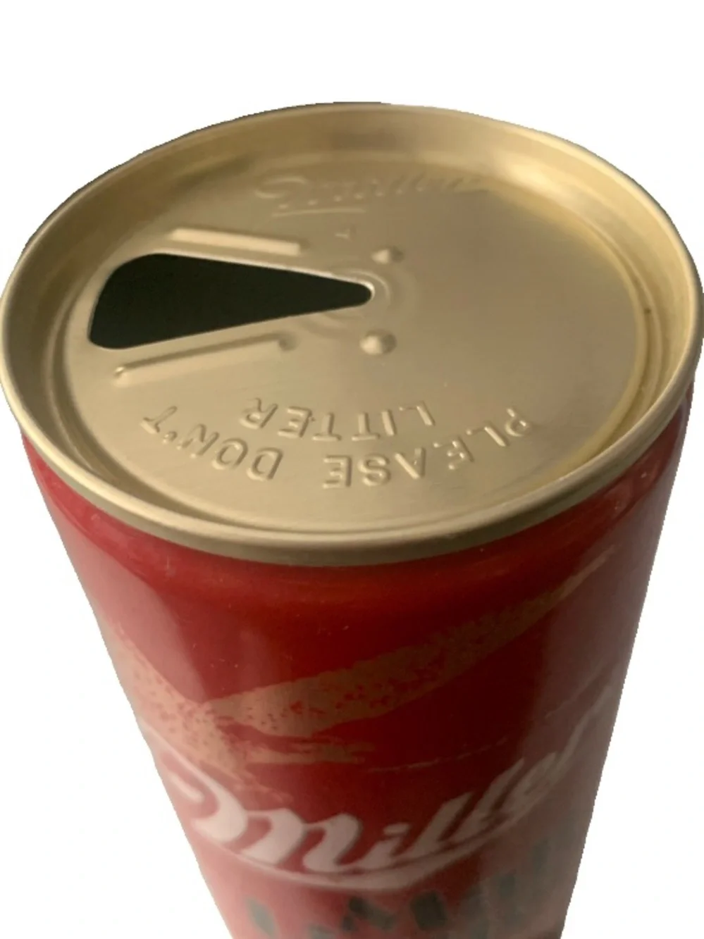 Vintage Beer Can Miller Malt Liquor Empty Aluminum Can